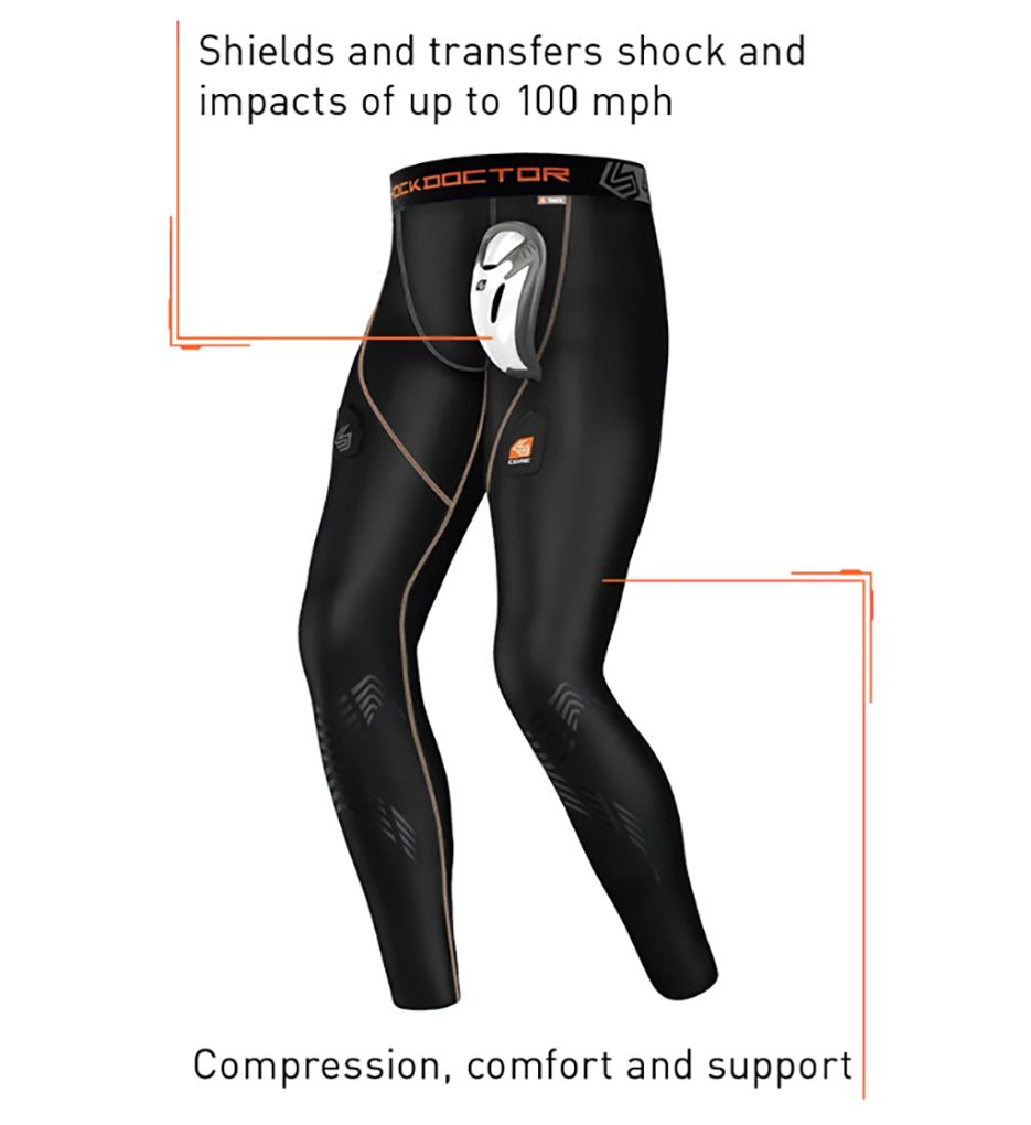 Core Compression Pant With Bio-Flex Cup-cs2