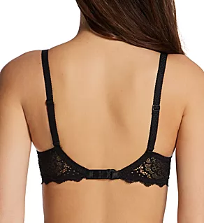 Caresse 3D Spacer Foam Plunge Underwire Bra Black 32B