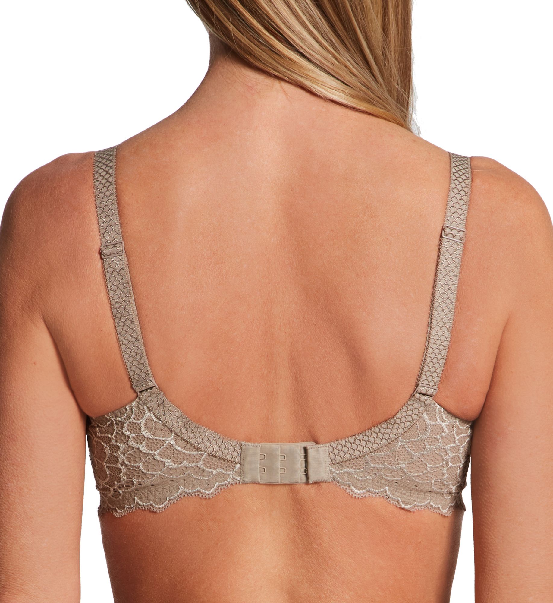 Simone Perele Caresse 3D Spacer Foam Plunge Underwire Bra Grege 38E  - Image 2