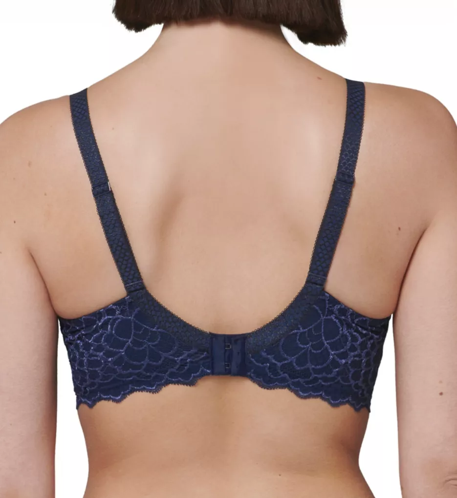 Caresse 3D Spacer Foam Plunge Underwire Bra Ink Blue 30D