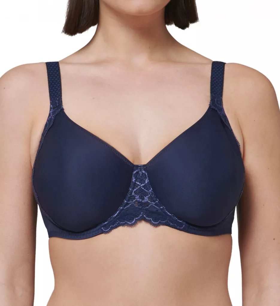 Caresse Minimizer Bra Ink Blue 32D