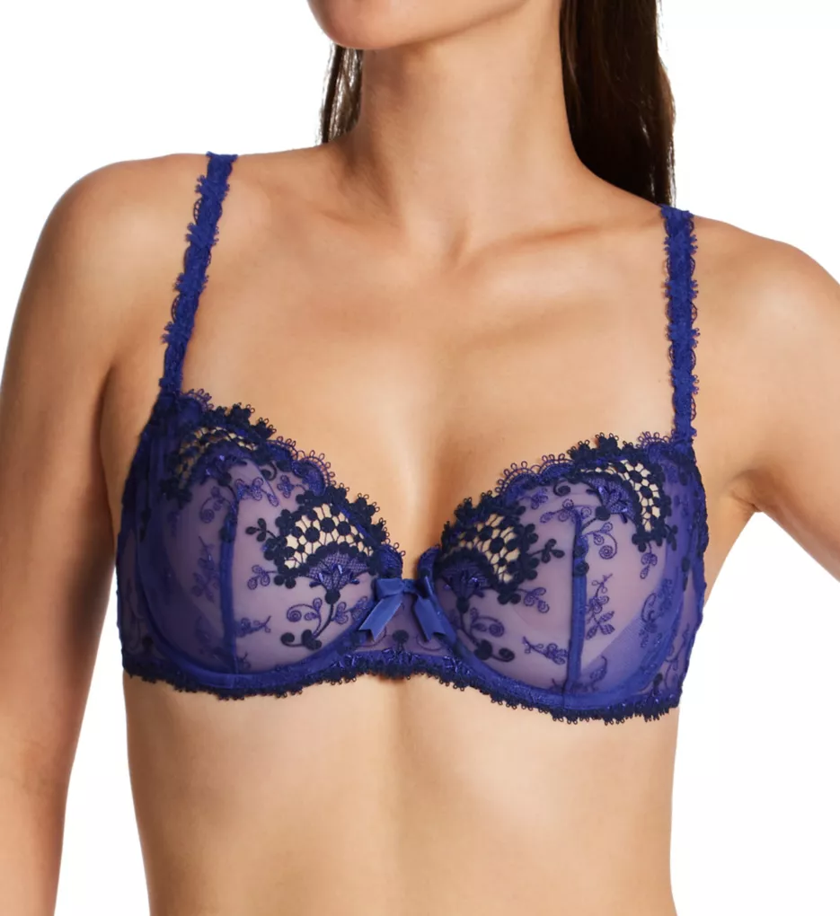 Wish Demi Cup Lace Bra Electric Blue 30D