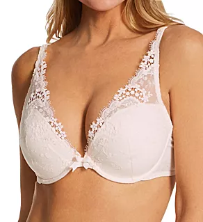 Wish Triangle Contour Push-up Lace Bra Sakura Pink 34C