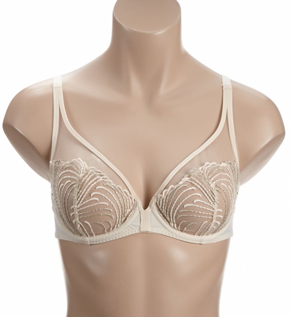 Nuance Sheer Plunge Bra-fs