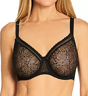 Comete Moulded Underwire Bra Black 32B