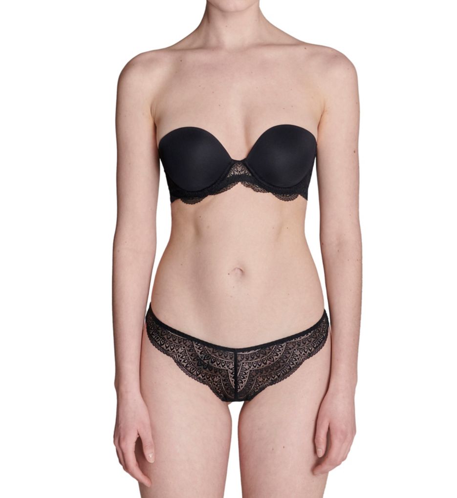 Simone Perele Karma Strapless Plunge Bra - Black