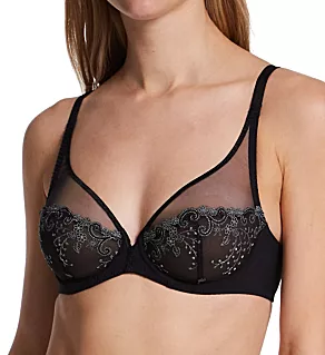 Delice Sheer Plunge Bra Moonlight 32B