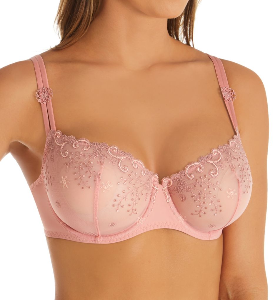 Simone Perele : Simone Perele 12X330 Delice Demi Cup Bra (Peach Pink 32D)