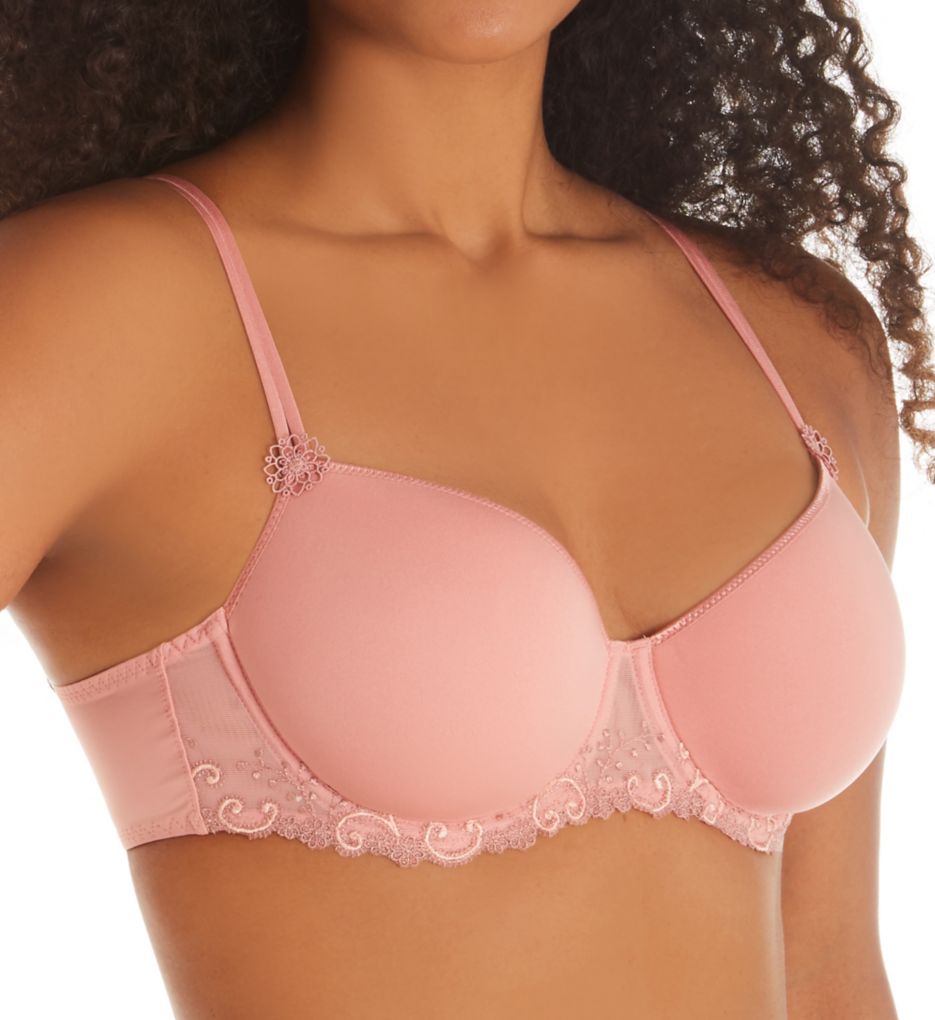Simone Perele : Simone Perele 12X343 Delice 3D Spacer Foam Contour Underwire Bra (Peach Pink 32B)