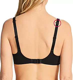 Reve 3D Spacer Plunge Underwire Bra Black 38C
