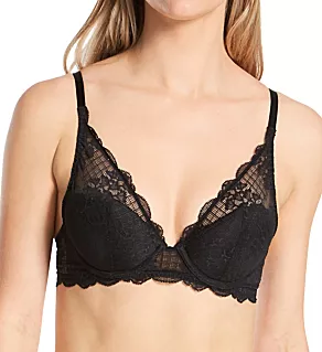 Reve Plunging Push-Up Bra Black 32A