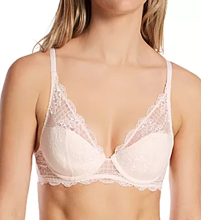 Reve Plunging Push-Up Bra Sakura Pink 32B