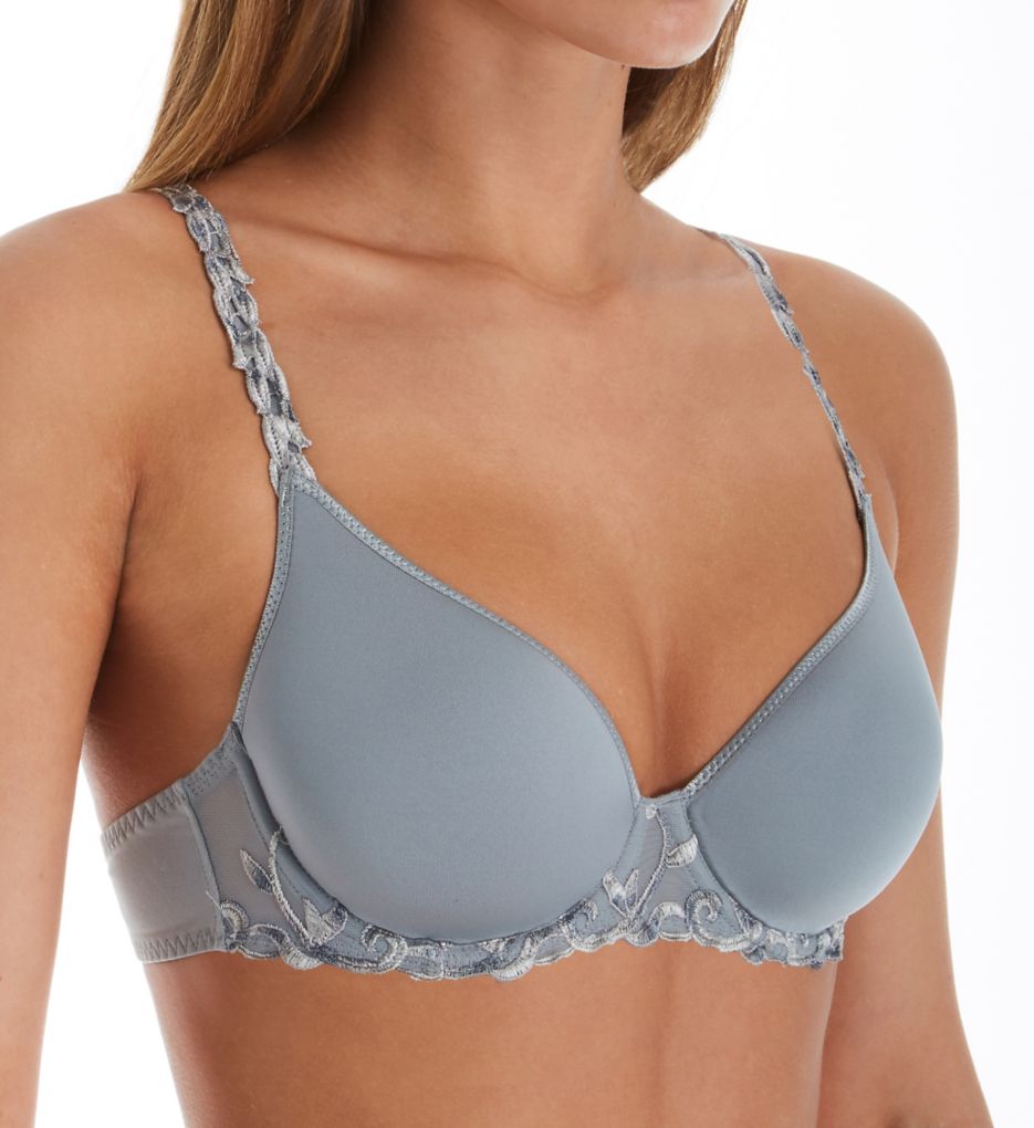 Simone Perele Women's Andora 3D Spacer Convertible Plunge Underwire Bra in Green | Size 32B | HerRoom.com