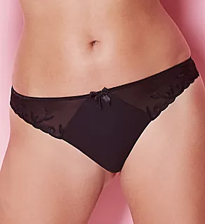 Andora Cotton Thong Panty Black XL