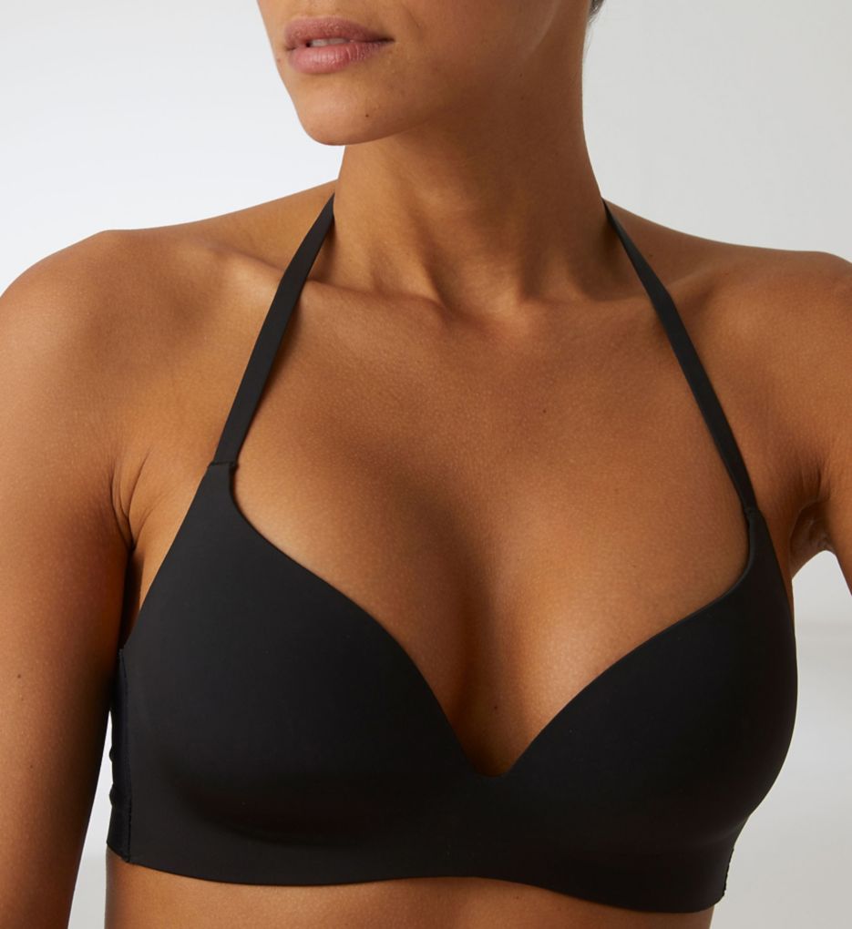 Wireless Triangle Padded Bra with Tie-Side Bikini