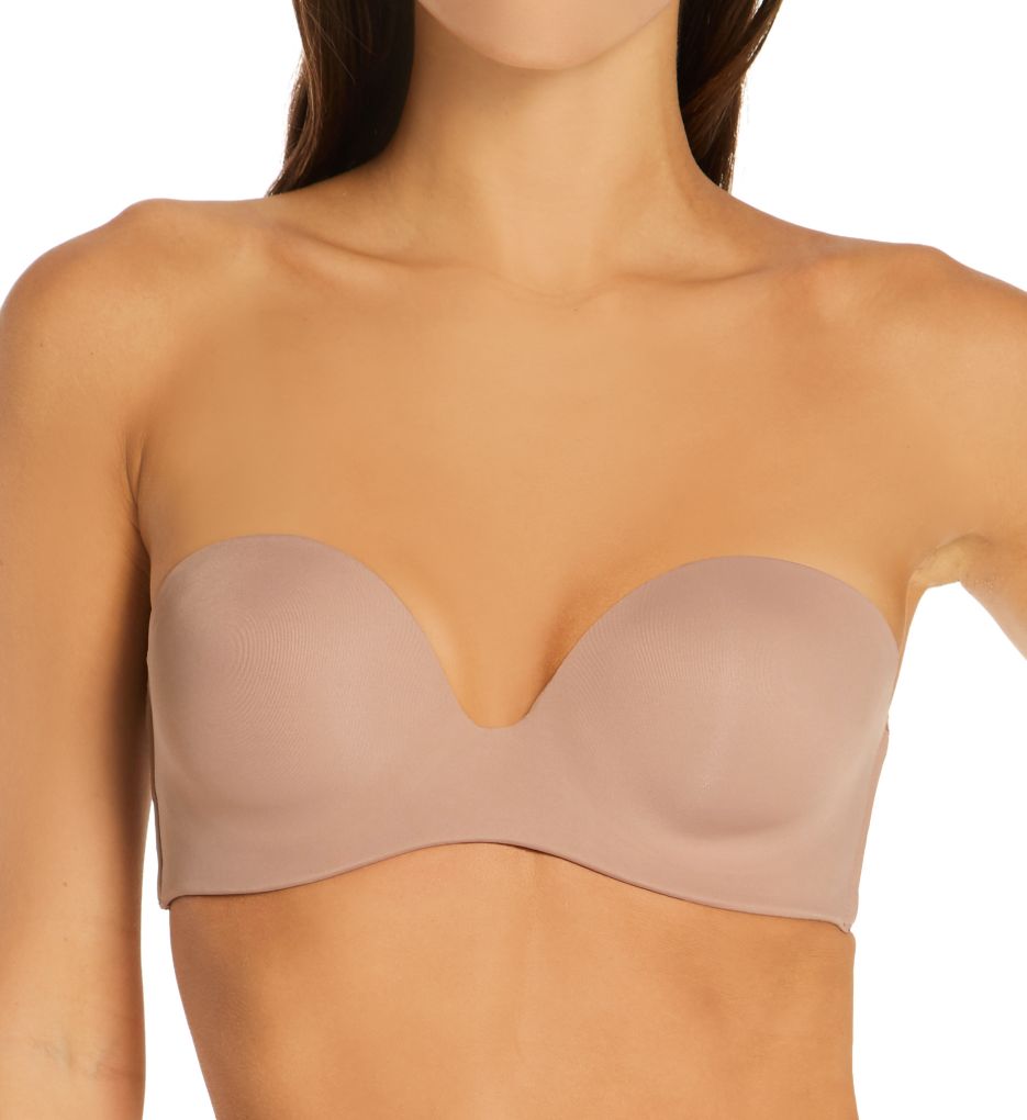 Simone Perele Women's Essentiel Strapless Plunge Bra in Beige | Size 38C | HerRoom.com