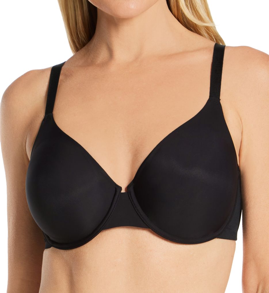 FRUIT OF THE LOOM 34D Black Underwire 34 D Seamless Unlined Bra