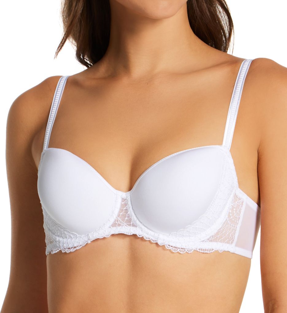 Buy Triumph Wired Strapless Heavily Padded Womens T-Shirt Bra (Black, 36F)  at