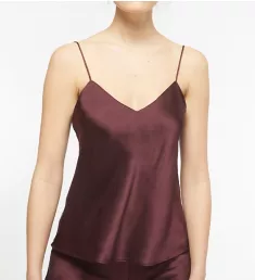 Dream Silk Camisole Top Rouge De Nuit L