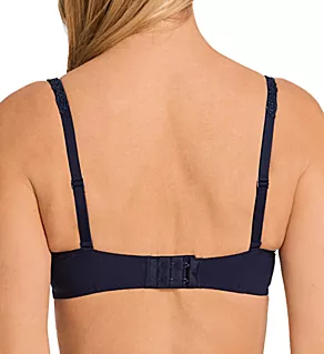 Saga Embroidered Demi Cup Bra Sapphire 36D