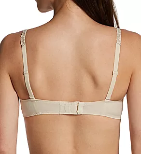Saga Embroidered Demi Cup Bra Topaz Beige 32B