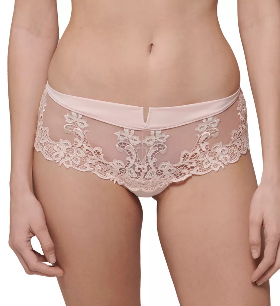 Saga Embroidered Boyshort Panty Pink Nude XS