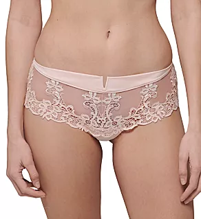 Saga Embroidered Boyshort Panty Pink Nude XS