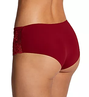 Saga Embroidered Boyshort Panty Lipstick S