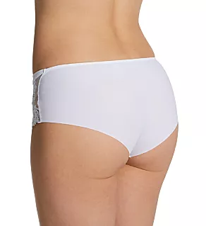 Saga Embroidered Boyshort Panty White XS