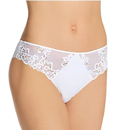 Saga Embroidered Bikini Panty White XS