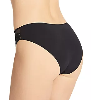 Saga Embroidered Bikini Panty Black XS