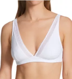 Simone Eugenie Structured Wireless Bra White 38B