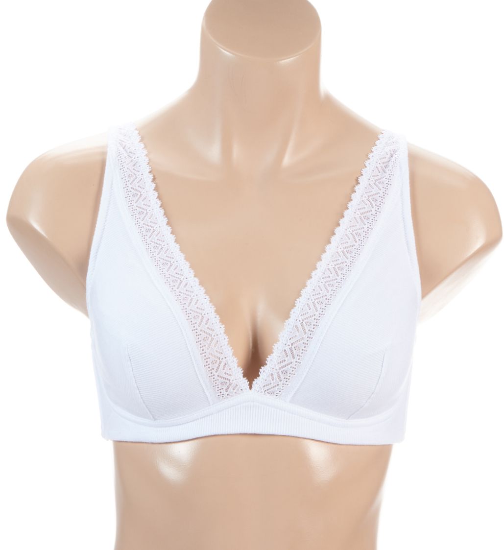 Simone Perele Simone Eugenie Structured Wireless Bra White 34B  - Image 1