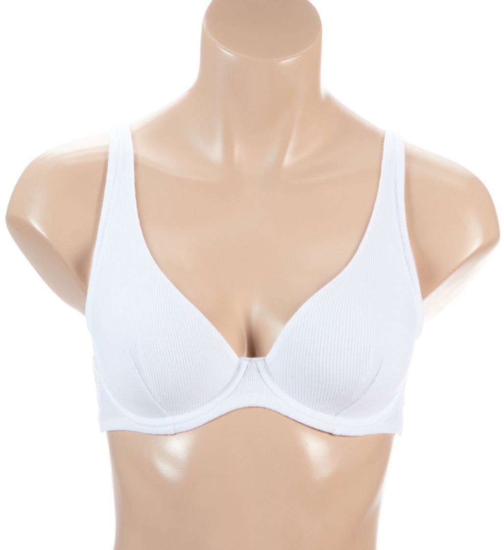Simone Perele Simone Eugenie Plunging Underwire Bra White 32B  - Image 1