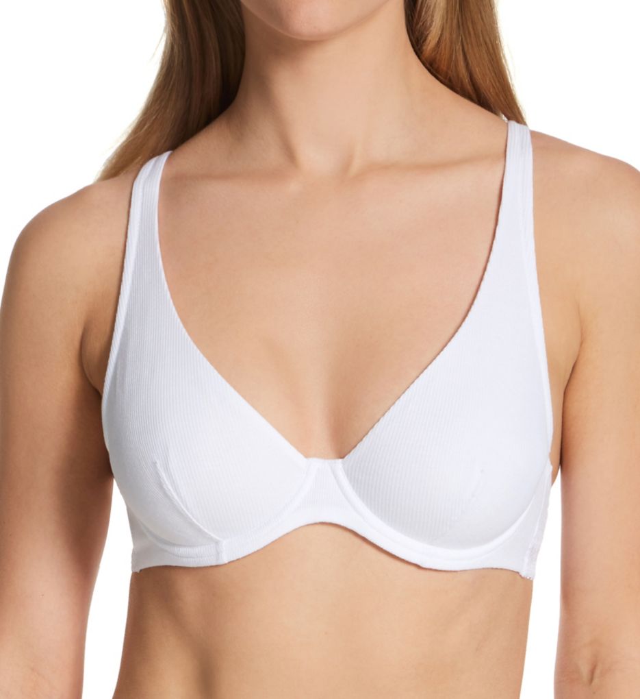 White Bra Cup with a Strap Size 32B