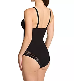Subtile Underwire Bodysuit Black 34B