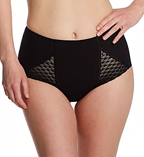 Subtile Retro Control Brief Panty Black XS