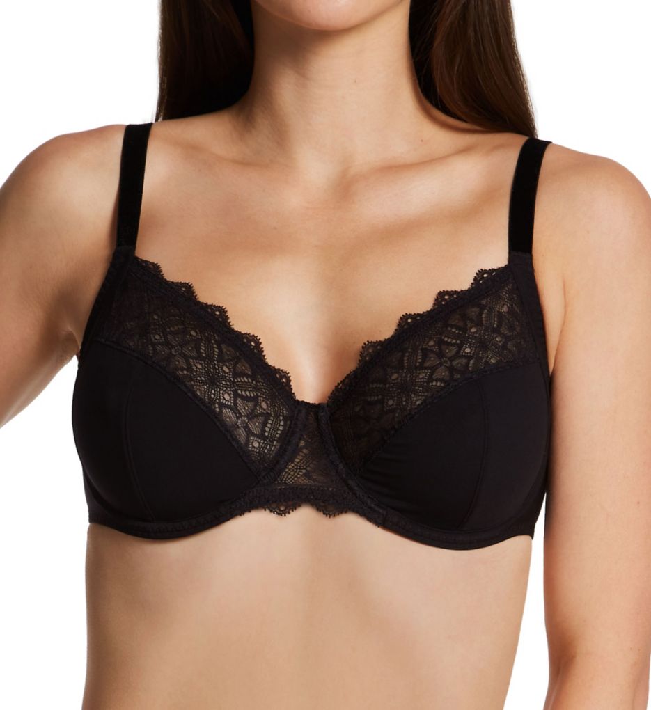 CARESSE - 3D plunge bra Black Simone Pérèle – Simone Pérèle UK