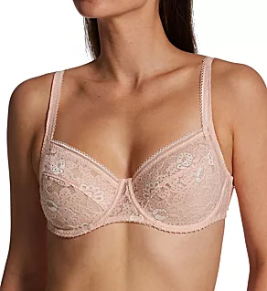 Festive Square Neck Full Cup Bra Ballet Pink 38B