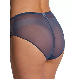 Intrigue Retro Brief Panty Cinder Blue XL