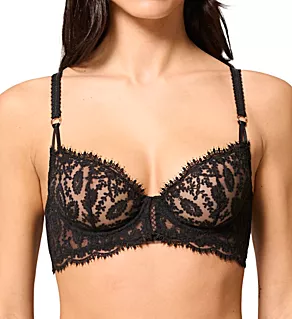 Precieuse Demi Cup Bra Black 32B