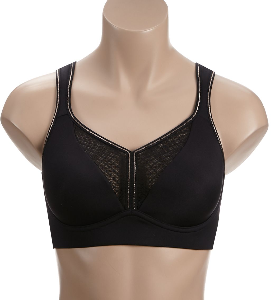 Simone Perele Harmony High Impact Underwire Sports Bra Black 32F  - Image 1