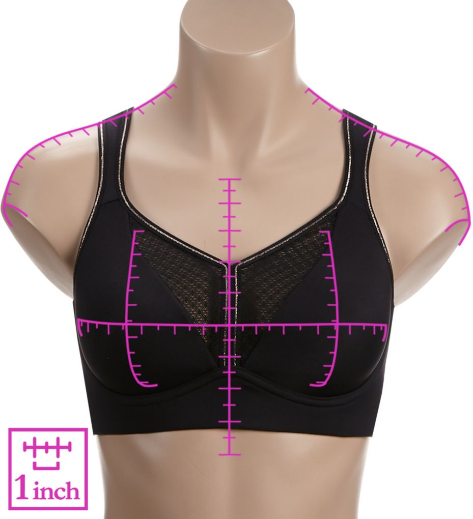 1SA262(Blk)-Sports - Bra La La