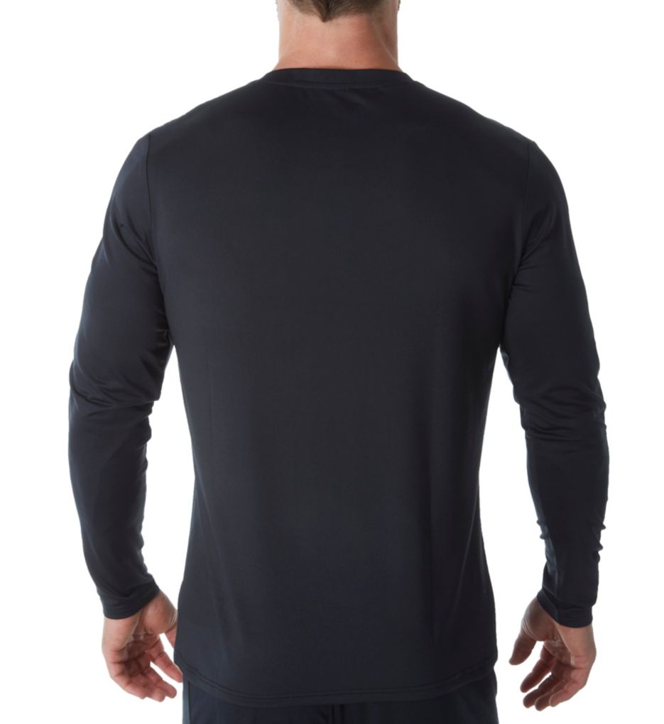 Textured Sport Logo Long Sleeve T-Shirt-bs