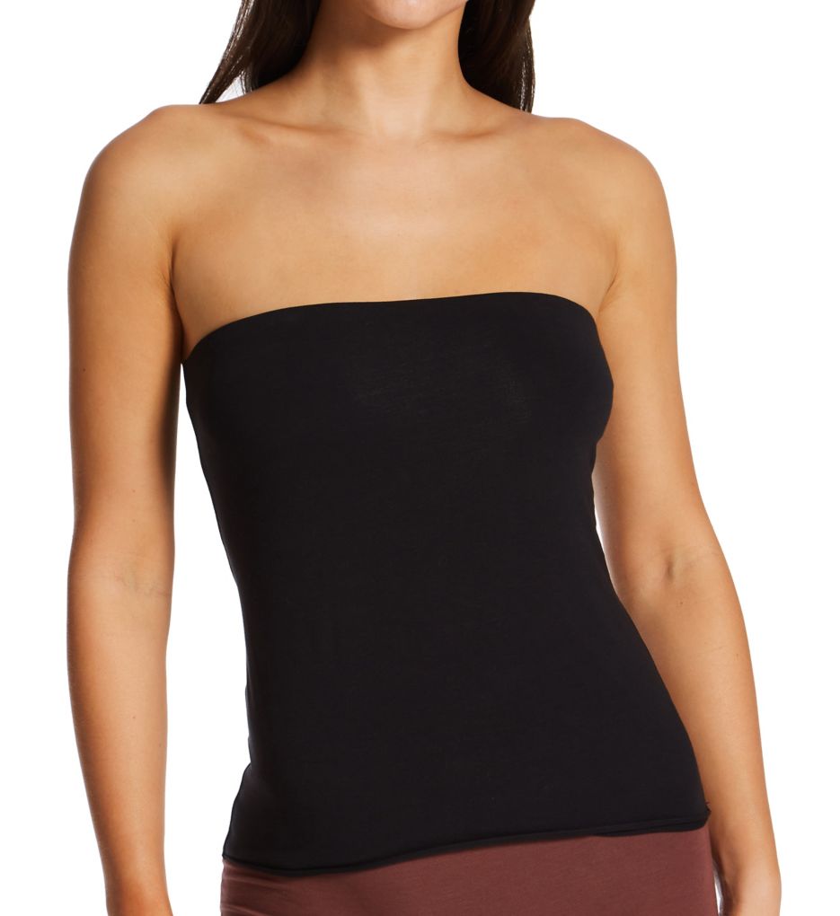 Stylish Women's Strapless Tube Top with Built-in Shelf Bra