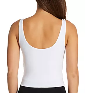Aurora Crop Tank White M