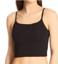 Gia Adjustable Strap Camisole with Shelf Bra Black XL