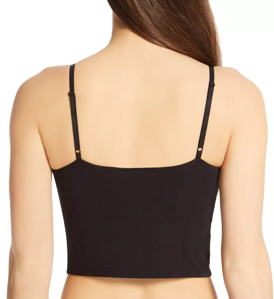 Gia Adjustable Strap Camisole with Shelf Bra Black XS