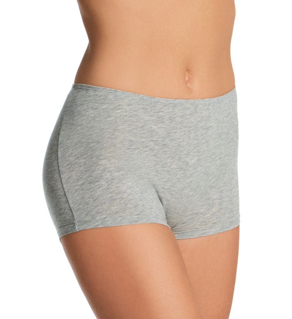 Skin Women's Gayle Boyshort Panty in Heather Grey | Size XS | HerRoom.com