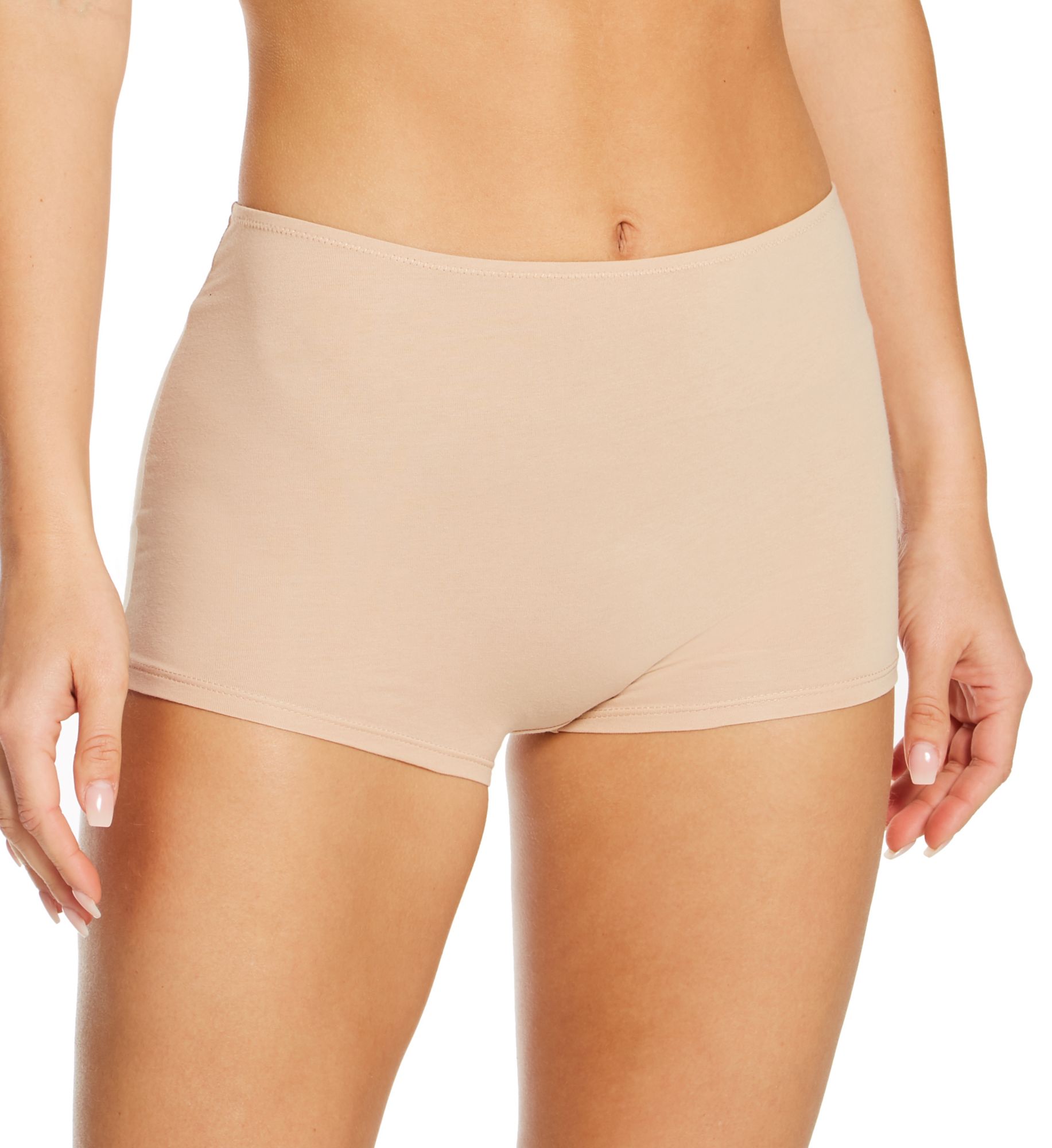 Skin Women's Gayle Boyshort Panty in New Macadamia | Size: Small | HerRoom.com